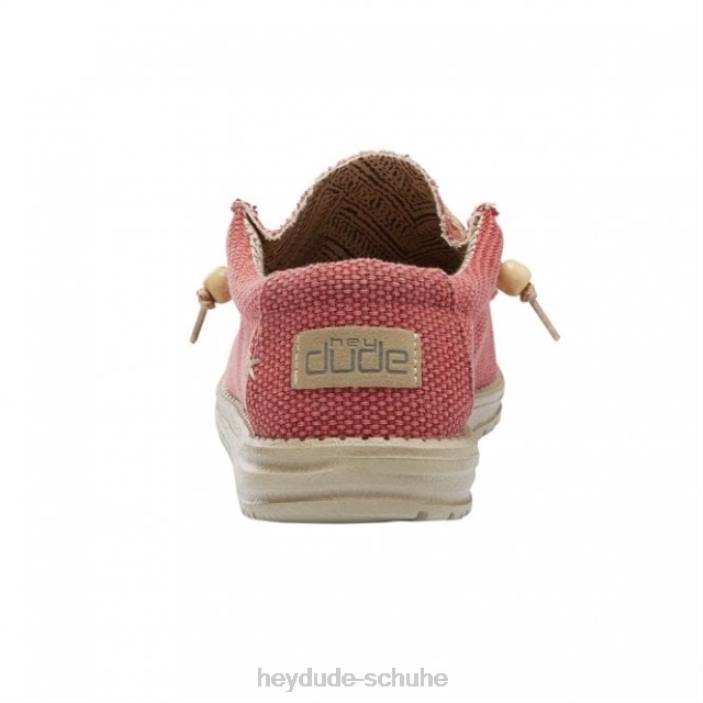 Hey Dude Männer Heydude Wally natürliches pompejanisches Rot 2PV4331