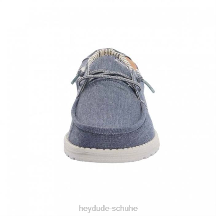 Hey Dude Männer Heydude walisisches Chambray-Meerblau 2PV4306