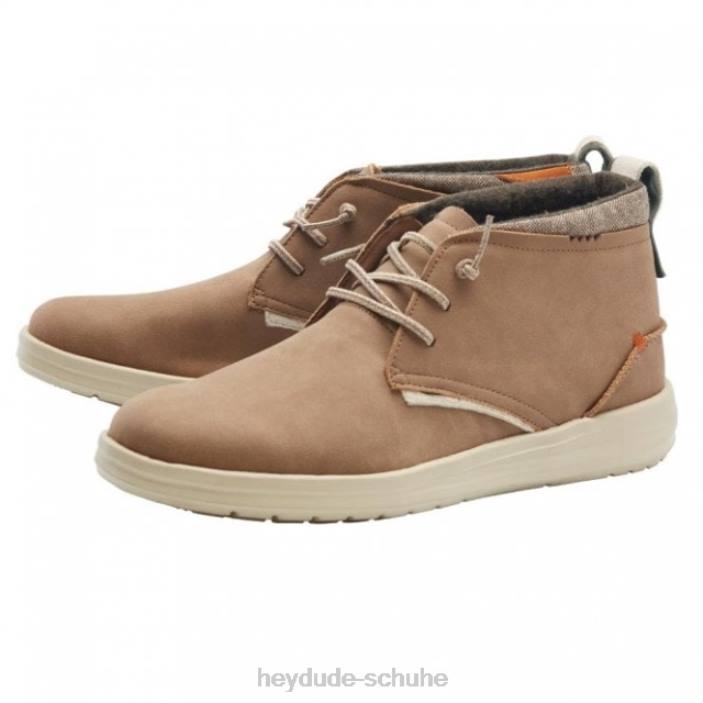 Hey Dude Männer heydude jack recyceltes Leder Nuss 2PV4355