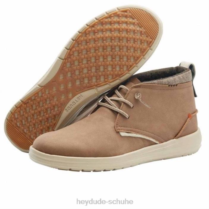 Hey Dude Männer heydude jack recyceltes Leder Nuss 2PV4355