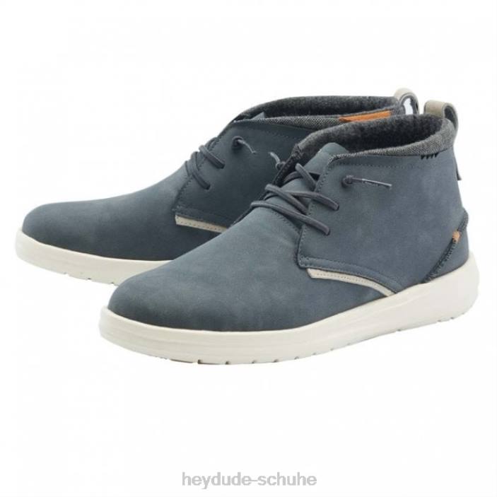 Hey Dude Männer heydude jack recyceltes leder marine 2PV4354