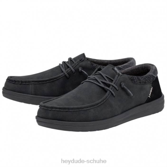 Hey Dude Männer heydude paul recyceltes leder anthrazit 2PV4344