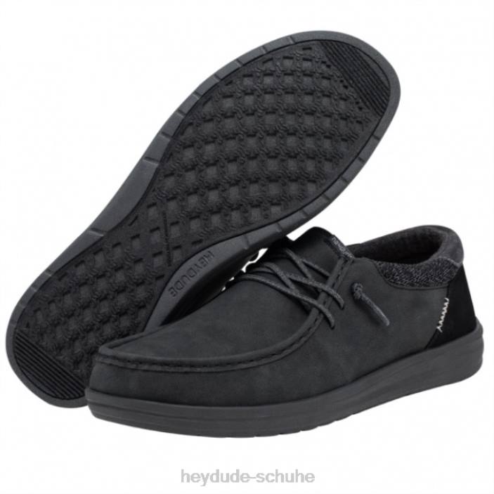 Hey Dude Männer heydude paul recyceltes leder anthrazit 2PV4344