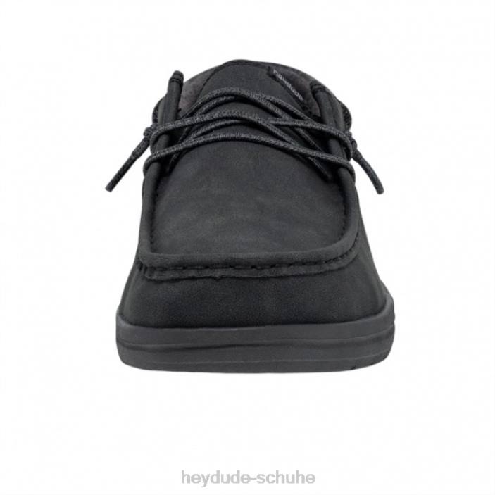 Hey Dude Männer heydude paul recyceltes leder anthrazit 2PV4344