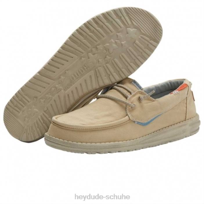 Hey Dude Männer heydude walisisch gewaschenes Canvas Safari 2PV4326