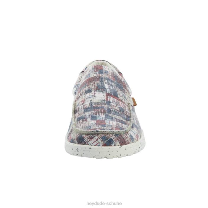 Hey Dude Männer Mikka-Druck, Tarnmuster, Rot, Blau 2PV4168