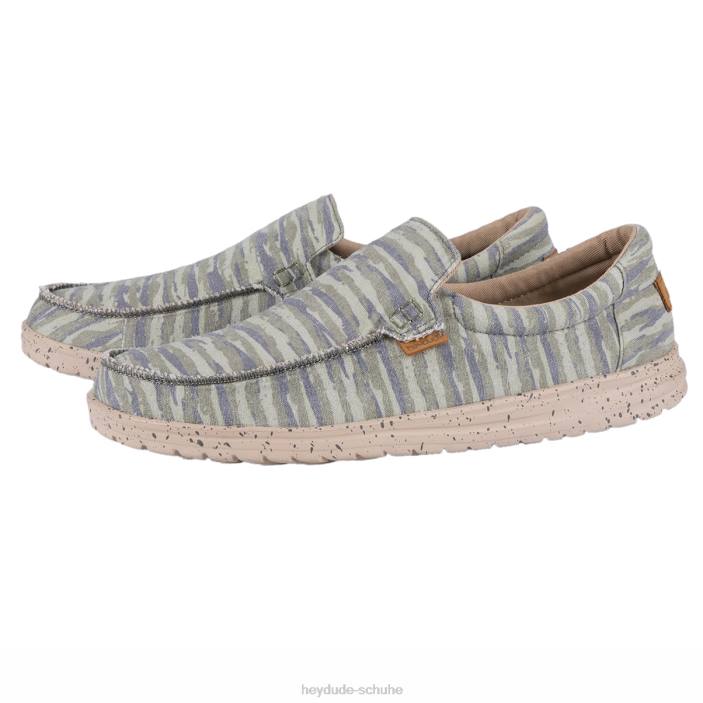 Hey Dude Männer Mikka-Print in Tarnfarbe Salbei 2PV4170