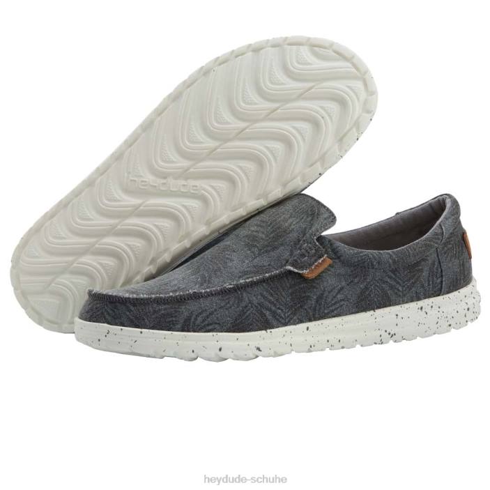 Hey Dude Männer Mikka-Print in tropischem Grau 2PV4167