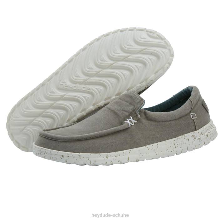 Hey Dude Männer Mikka gewaschenes Dunkelgrau 2PV4165