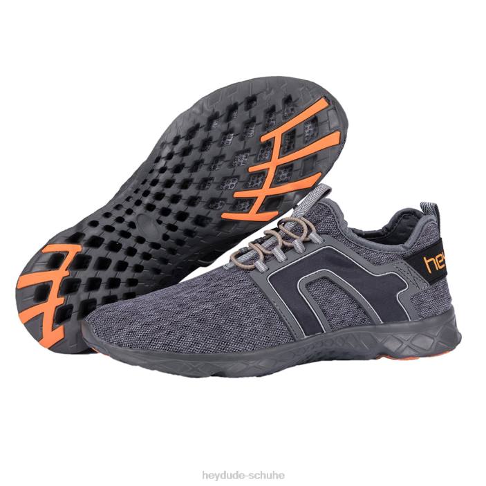 Hey Dude Männer Mistral Mann dunkelgrau orange 2PV4180