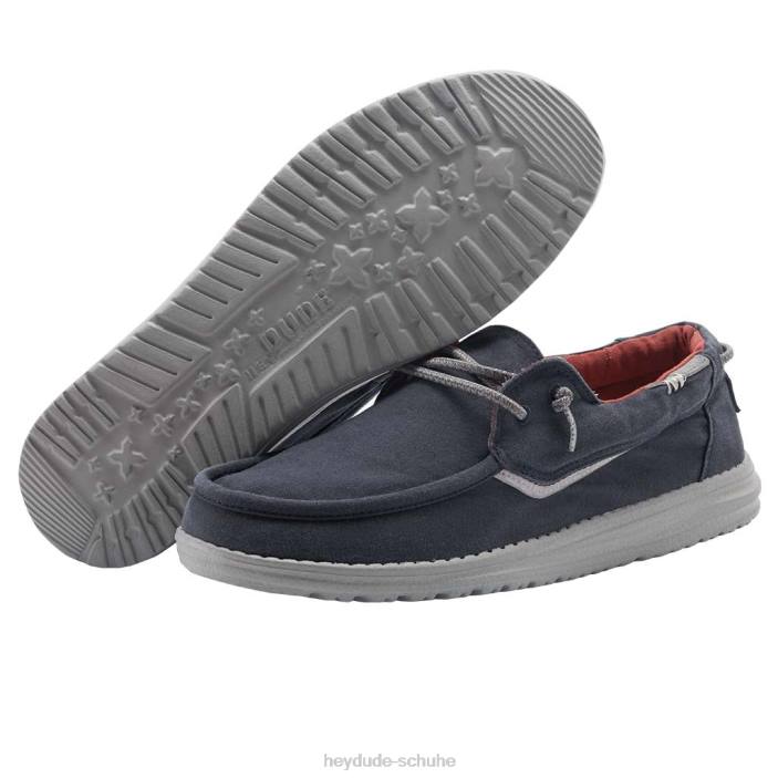 Hey Dude Männer Walisisch gewaschenes Marineblau 2PV4145