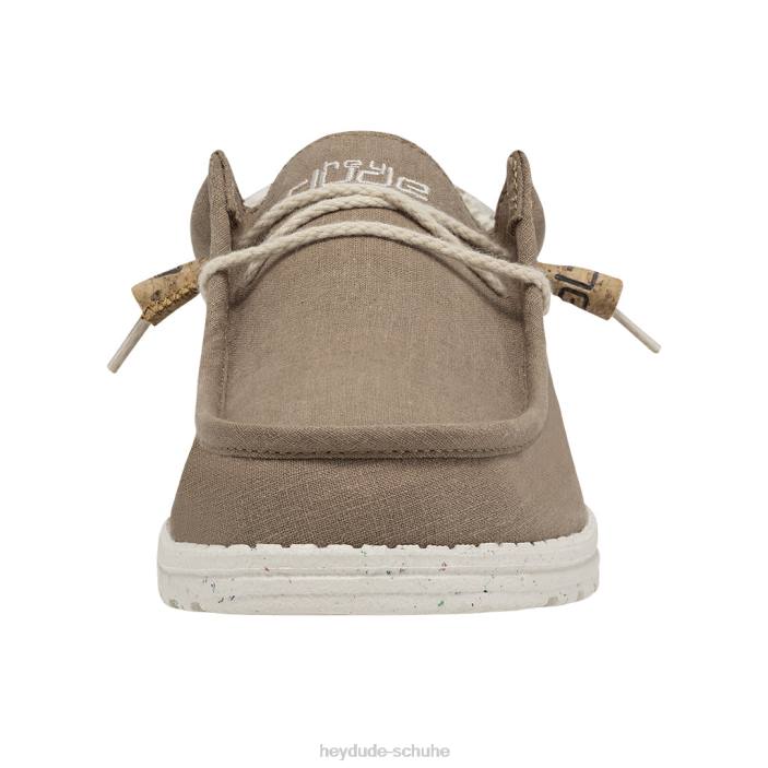Hey Dude Männer Wally Leinen Naturton 2PV4126