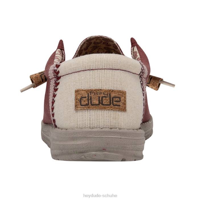 Hey Dude Männer Wally Linen Naturziegel 2PV4125