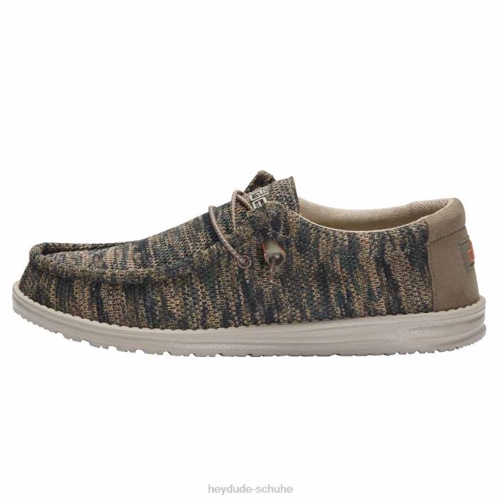 Hey Dude Männer Wally Sox Camo Woodland 2PV4135