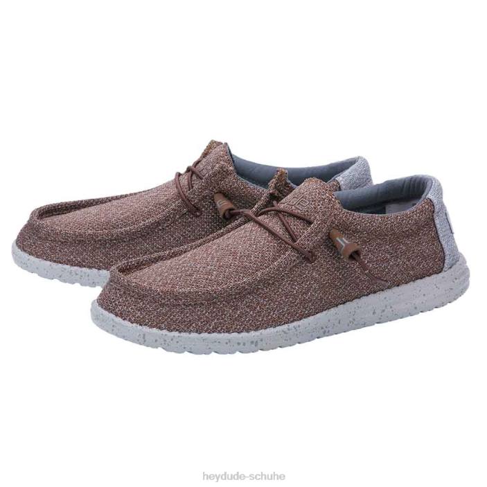 Hey Dude Männer Wally Sox Funk Braun Grau 2PV4141