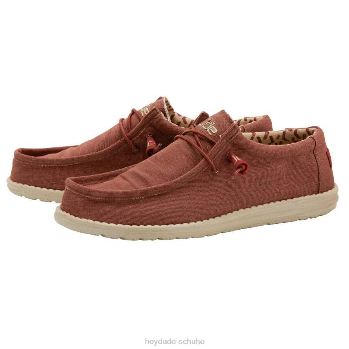 Hey Dude Männer Wally Stretch Ziegel 2PV4134