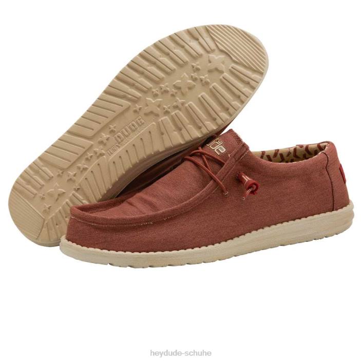 Hey Dude Männer Wally Stretch Ziegel 2PV4134