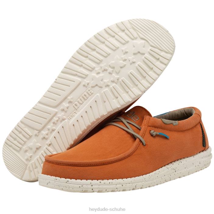 Hey Dude Männer Wally gewaschene Mandarine 2PV4103