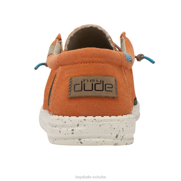 Hey Dude Männer Wally gewaschene Mandarine 2PV4103