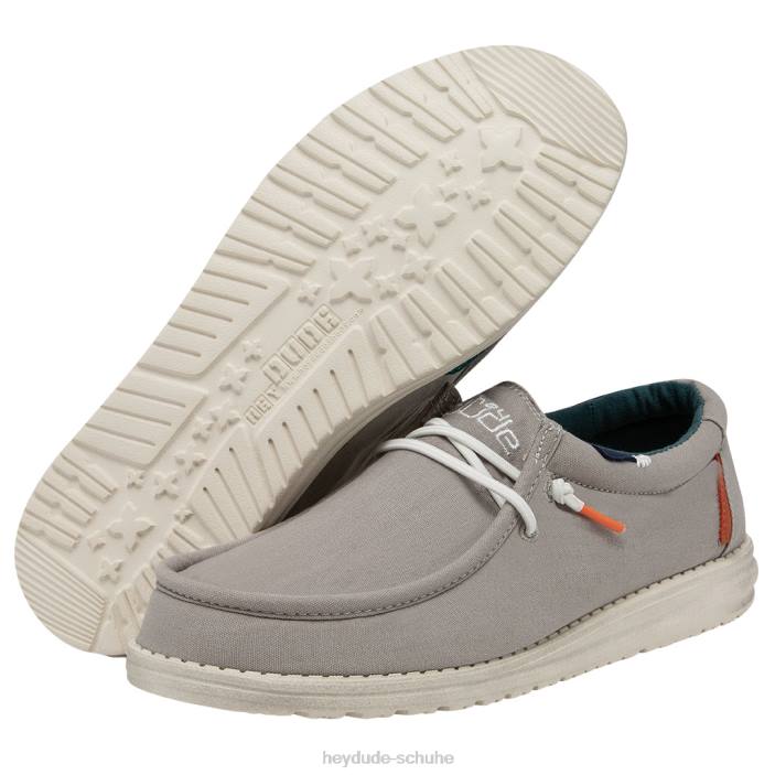 Hey Dude Männer Wally gewaschenes Rauchgrau 2PV4104