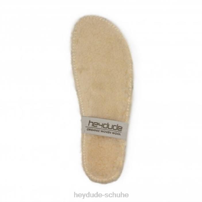 Hey Dude unisex heydude Premium-Einlegesohlen aus Schaffell und Bio-Wolle 2PV4376